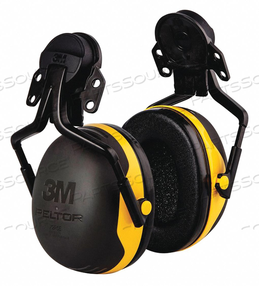 7100097525 3M™ PELTOR™ X1P5E EARMUFFS, HARD HAT ATTACHED, 21 DB, GREEN, BLACK by 3M Consumer