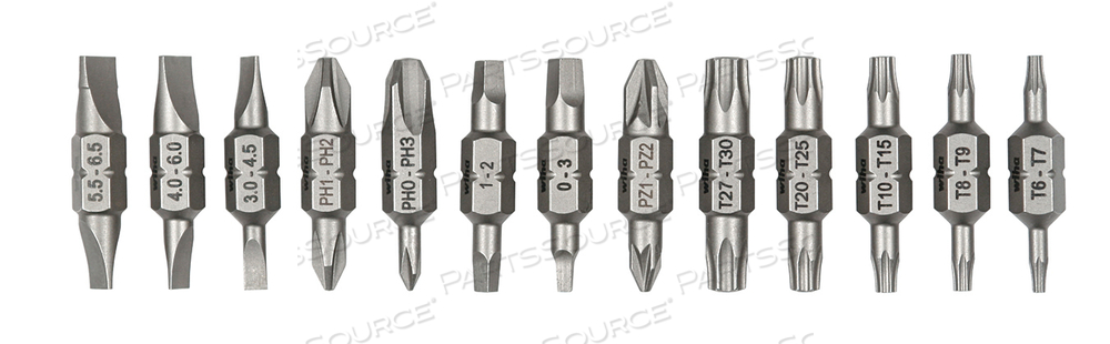 13 PIECE DOUBLE END BIT RELOAD SET by Wiha Tools