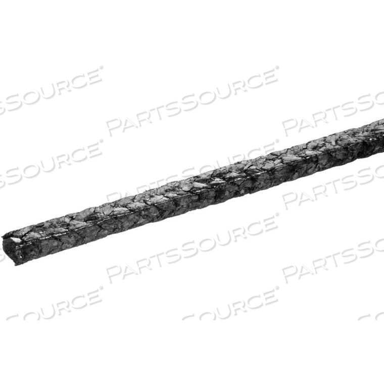 CARBON FIBER COMPRESSION PACKING-1/4"W X 1/4"H X 25 FT. 