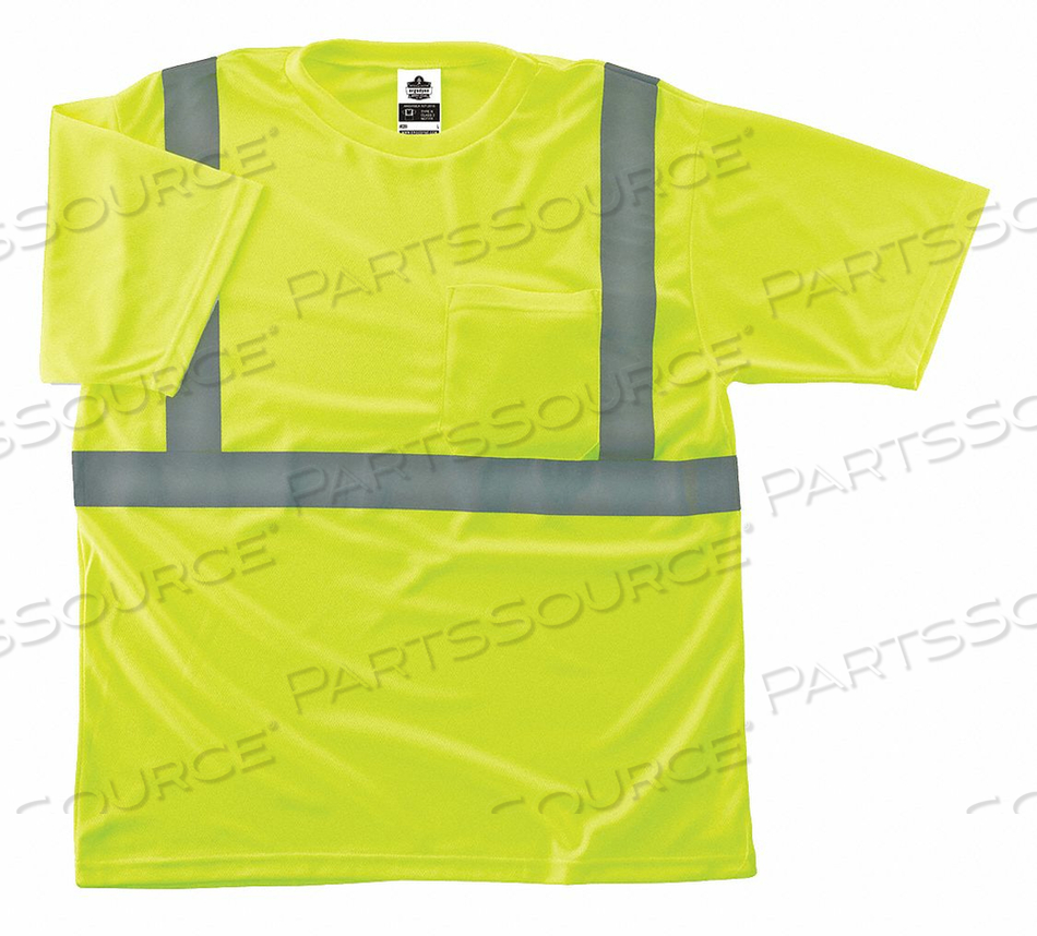 CLASS 2 ECONOMY T-SHIRT XL LIME by Ergodyne