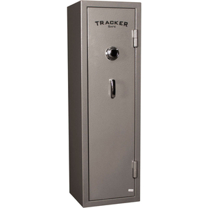 GUN SAFE TS08 WITH MECHANICAL LOCK - 30 MIN FIRE RATING 18X15-1/2X59 - 8 GUN CAP. GRAY by Tracker Safe GUN SAFE TS08 WITH MECHANICAL LOCK - 30 MIN FIRE RATING 18X15-1/2X59 - 8 GUN CAP. GRAY by Tracker Safe