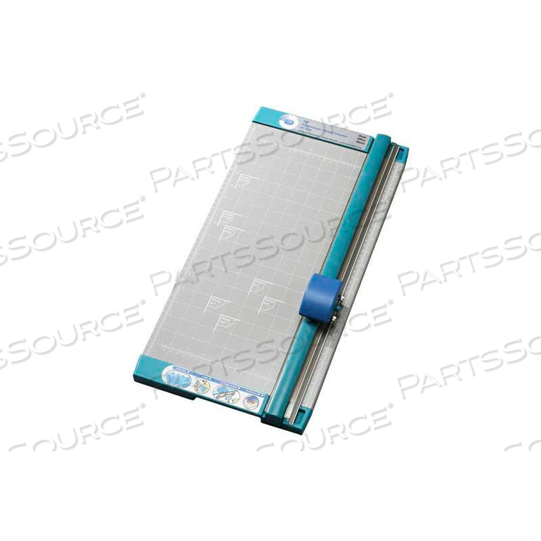 PROFESSIONAL ROTARY TRIMMER, 18" CUTTING LENGTH, 10 SHEET CAPACITY, GRAY by Carl Manufacturing PROFESSIONAL ROTARY TRIMMER, 18" CUTTING LENGTH, 10 SHEET CAPACITY, GRAY by Carl Manufacturing