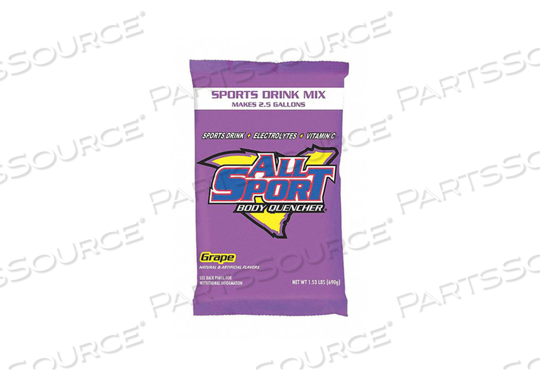 SPORTS DRINK MIX GRAPE FLAVOR PK32 by All Sport SPORTS DRINK MIX GRAPE FLAVOR PK32 by All Sport