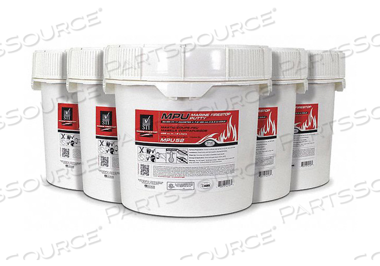 MARINE FIRESTOP PUTTY 5 GAL SIZE RED by STI Marine MARINE FIRESTOP PUTTY 5 GAL SIZE RED by STI Marine