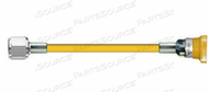 CONDUCTIVE HOSE ASSEMBLY, 1/4 IN ID, AIR, YELLOW, DISS HEX NUT X FEMALE CONNECTION, 5 FT by Ohio Medical, LLC