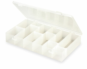 ADJUSTABLE COMPARTMENT BOX TRANSLUCENT by Flambeau, Inc.