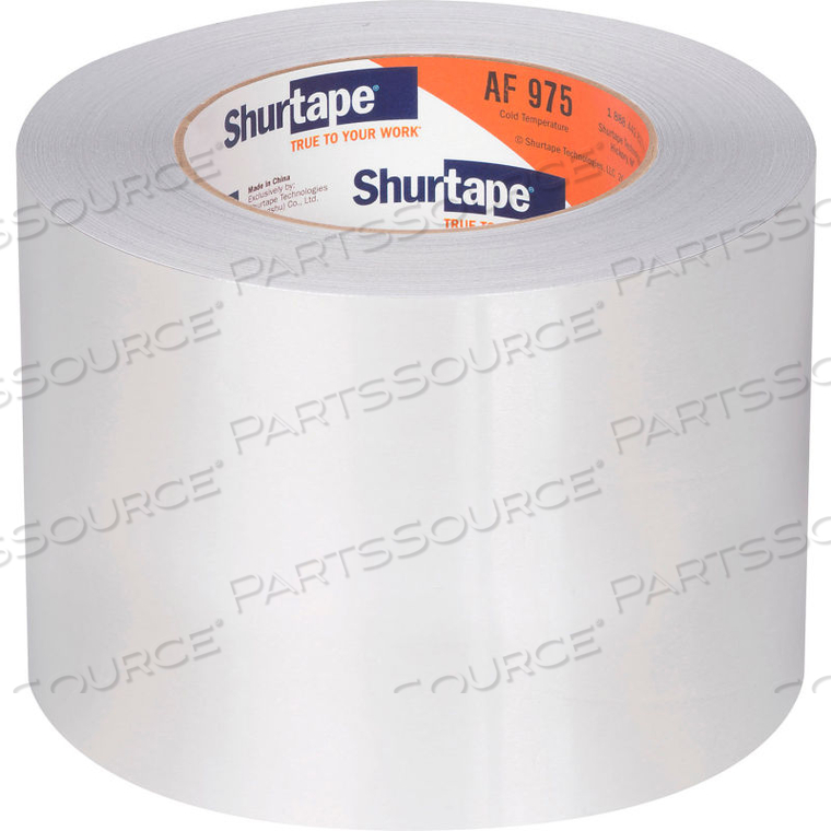 AF 975CT COLD TEMPERATURE ALUMINUM FOIL TAPE - SILVER - 96MM X 46M by Shurtape AF 975CT COLD TEMPERATURE ALUMINUM FOIL TAPE - SILVER - 96MM X 46M by Shurtape