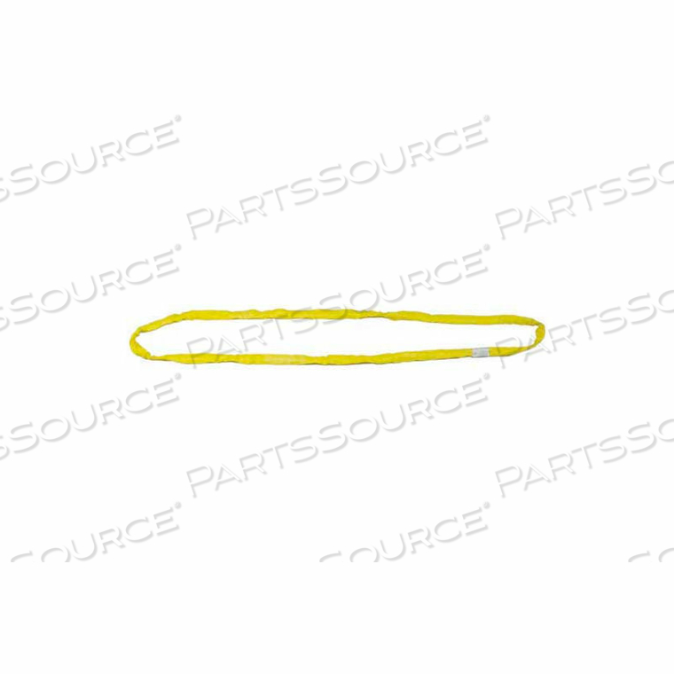ROUNDUP 1-1/4"W 12'L ENDLESS POLY ROUNDSLING, YELLOW by Liftex Coporation