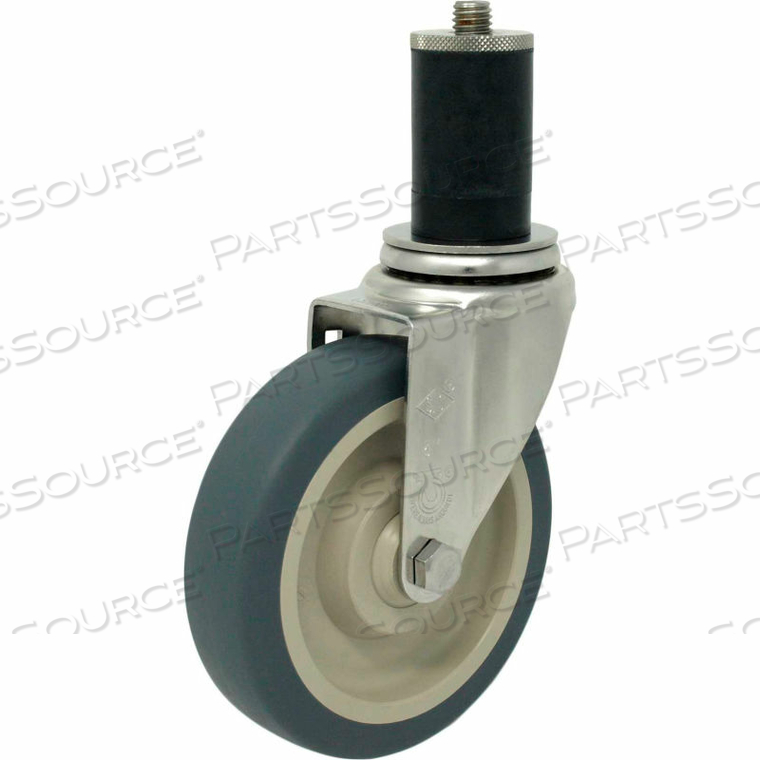 CASTERS SWIVEL EXPANSION STEM CASTER - 4"DIA. THERMO-PRO, BORE by Superior Casters, Inc. CASTERS SWIVEL EXPANSION STEM CASTER - 4"DIA. THERMO-PRO, BORE by Superior Casters, Inc.