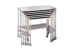 NESTED TABLES COMPLETE SET OF 6 by Blickman