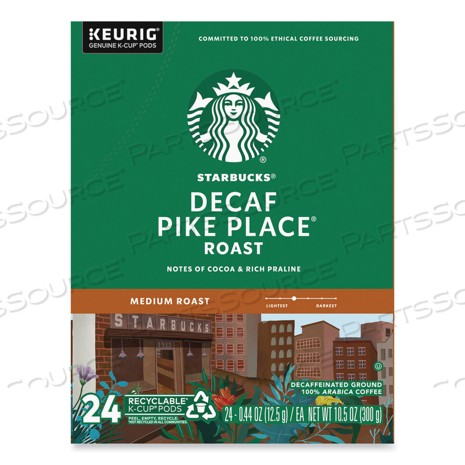 PIKE PLACE DECAF COFFEE K-CUPS by Starbucks