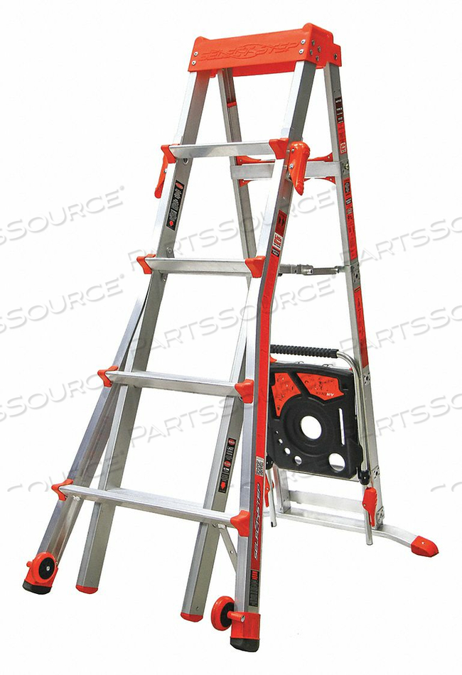 TYPE 1A SELECT STEP 8' ALUMINUM LADDER W/ AIR DECK by Little Giant