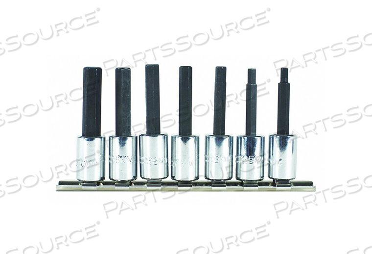 3/8" DRIVE 7 PIECE METRIC HEX BIT SET by Proto 3/8" DRIVE 7 PIECE METRIC HEX BIT SET by Proto