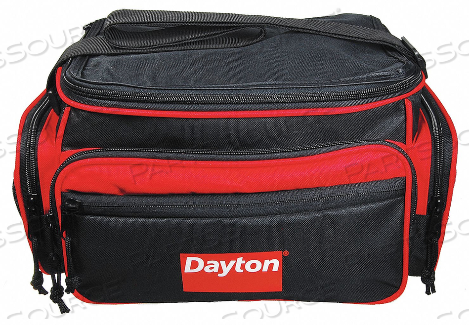 TOOL BAG 5 POCKETS 12-1/2 X8 X7 BLACK by DAYTON ELECTRIC MANUFACTURING CO