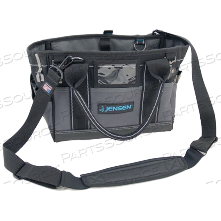 OPEN MOUTH TOOL BAG, POLYESTER, 14 IN X 10 IN X 14 IN by Stanley Healthcare (STANLEY)