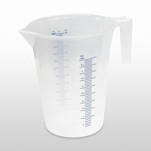 MEASURING CONTAINER FIXED SPOUT 5 QUART by Funnel King