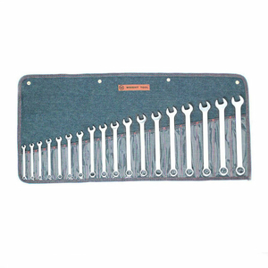 750 WRIGHTGRIP 2.0 7MM-19MM 12 POINT 11 PIECE SATIN METRIC COMBINATION WRENCH SET by Wright Tool