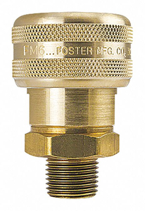 AUTO SOCKET 3/4 MPT BRASS by Foster