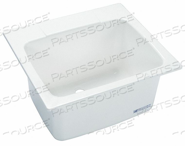 UTILITY SINK FIBERGLASS DROP IN WHITE by Mustee UTILITY SINK FIBERGLASS DROP IN WHITE by Mustee