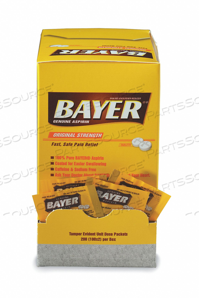 BAYER PAIN RELIEF TABLET PK200 by Bayer Healthcare LLC