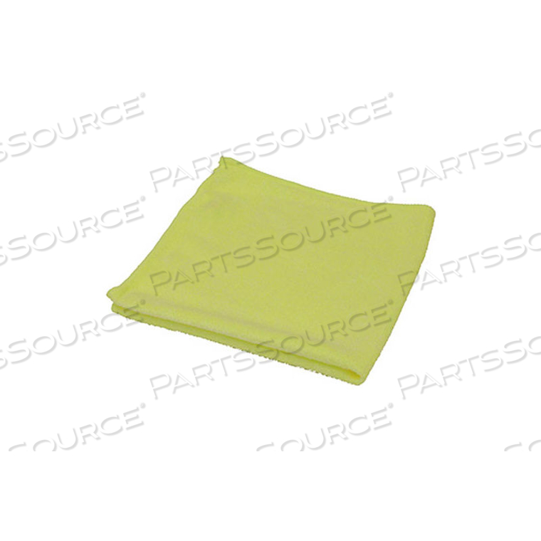 O-CEDAR COMMERCIAL MAXIPLUS MICROFIBER POLISHING CLOTHS, YELLOW by Next Step Products