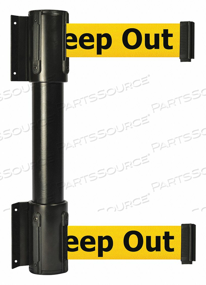 BELT BARRIER 13 FT DANGER-KEEP OUT BLACK by Tensator BELT BARRIER 13 FT DANGER-KEEP OUT BLACK by Tensator