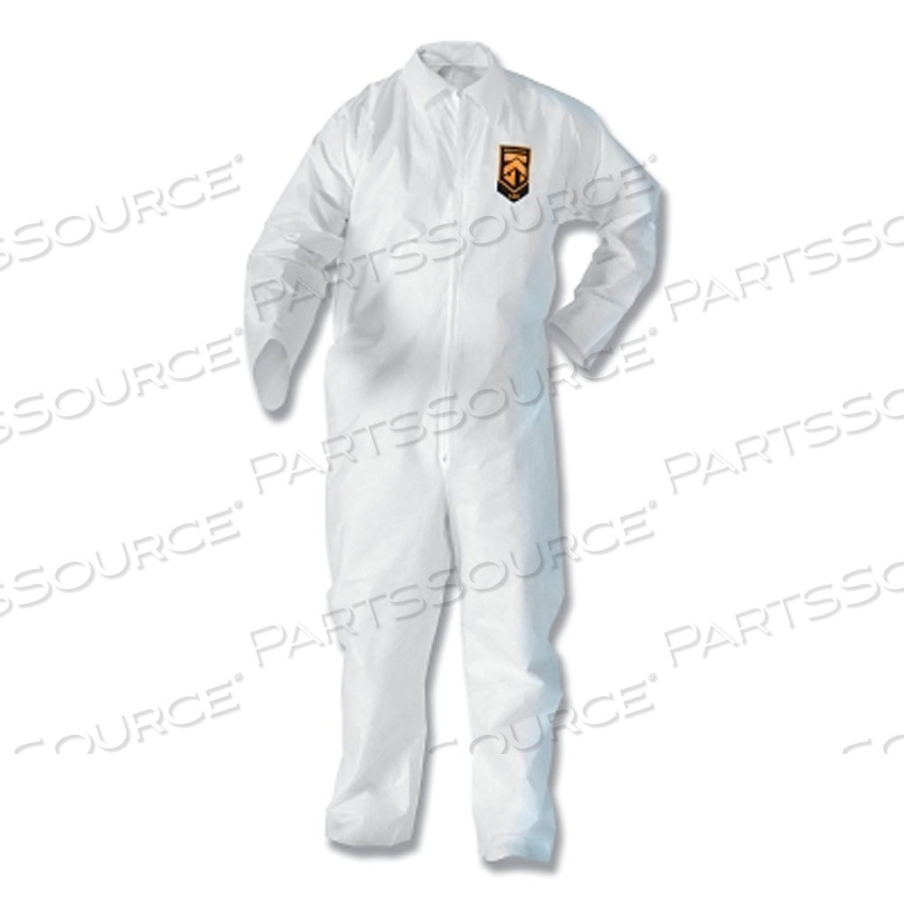 KLEENGUARD A20 BREATHABLE PARTICLE PROTECTION COVERALL, WHITE, X-LARGE, ZF by KleenGuard