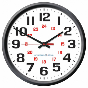 WALL CLOCK ANALOG BATTERY by American Time and Signal