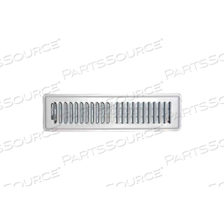 SPEEDI-GRILLE WHITE FLOOR REGISTER WITH 2 WAY DEFLECTION 2" X 12" by Applied Applications Int'l, LLC SPEEDI-GRILLE WHITE FLOOR REGISTER WITH 2 WAY DEFLECTION 2" X 12" by Applied Applications Int'l, LLC