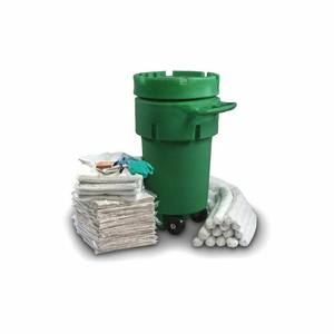 50 GALLON OIL ONLY ECO FRIENDLY WHEELED SPILL KIT, SKO50W by Evolution Sorbent Product