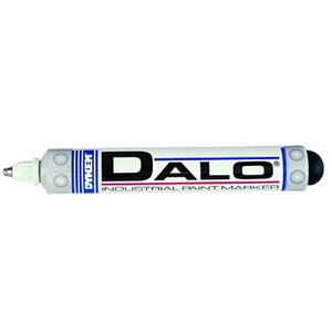 26083 ITW DYKEM DALO INDUSTRIAL STEEL TIP PAINT MARKER,WHITE,MED TIP by Dykem