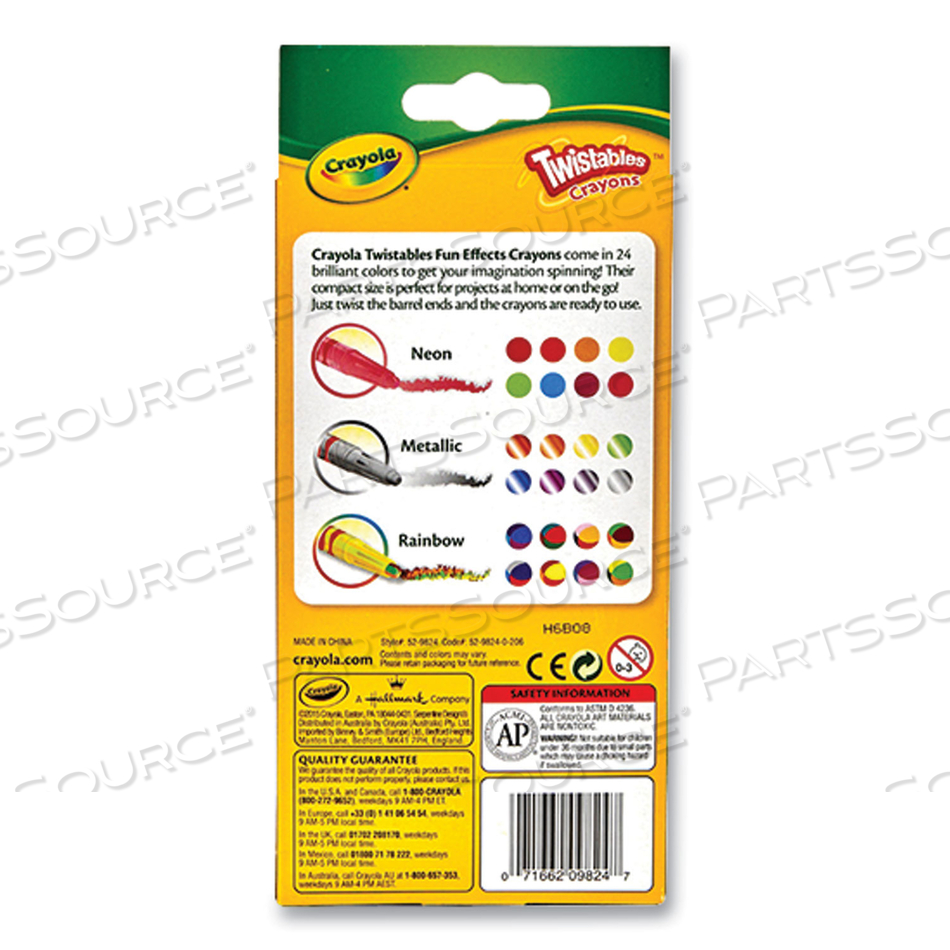 TWISTABLES MINI CRAYONS, ASSORTED by Crayola TWISTABLES MINI CRAYONS, ASSORTED by Crayola