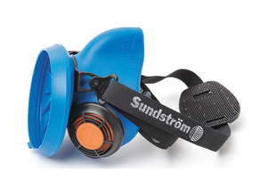 HALF MASK RESPIRATOR SILICONE BLUE by Sundstrom Safety