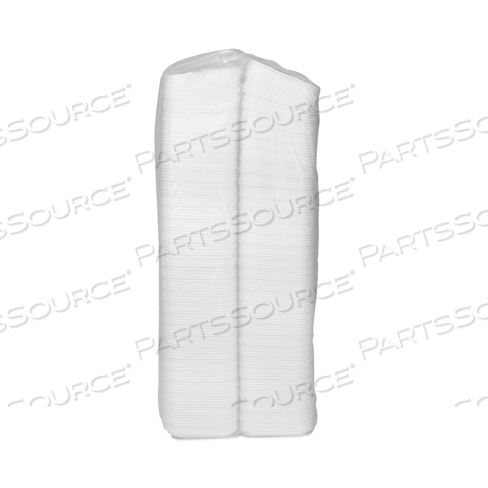 SUPERMARKET TRAY, #17, 8.3 X 4.8 X 0.65, WHITE, FOAM by Pactiv