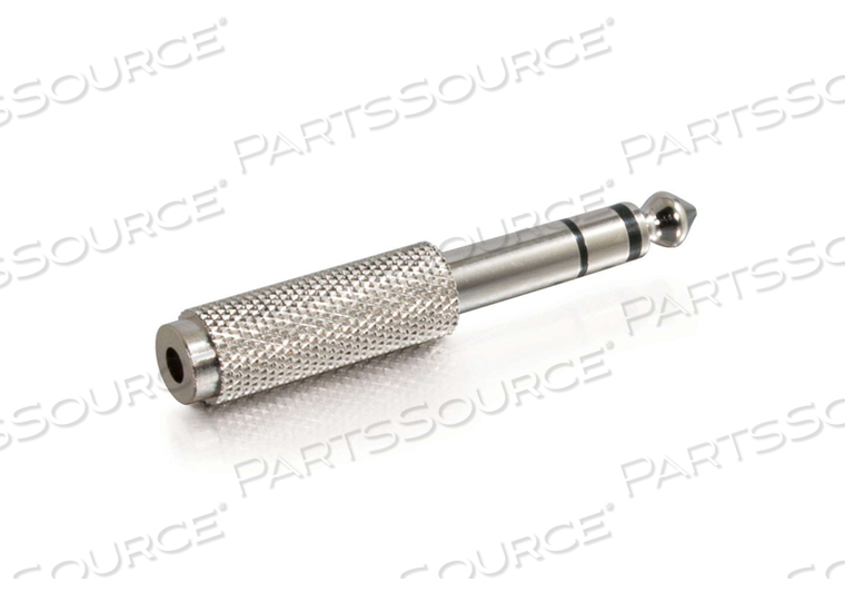 (1) 6.3MM STEREO MALE TO (1) 3.5MM STEREO FEMALE CONNECTOR ADAPTER by Legrand AV (C2G) (1) 6.3MM STEREO MALE TO (1) 3.5MM STEREO FEMALE CONNECTOR ADAPTER by Legrand AV (C2G)