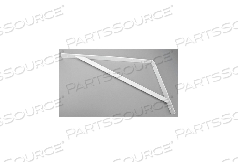 HEAVY DUTY SHELF BRACKET WHITE 500 LB by John Sterling HEAVY DUTY SHELF BRACKET WHITE 500 LB by John Sterling