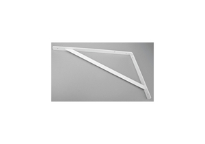 HEAVY DUTY SHELF BRACKET WHITE 500 LB by John Sterling