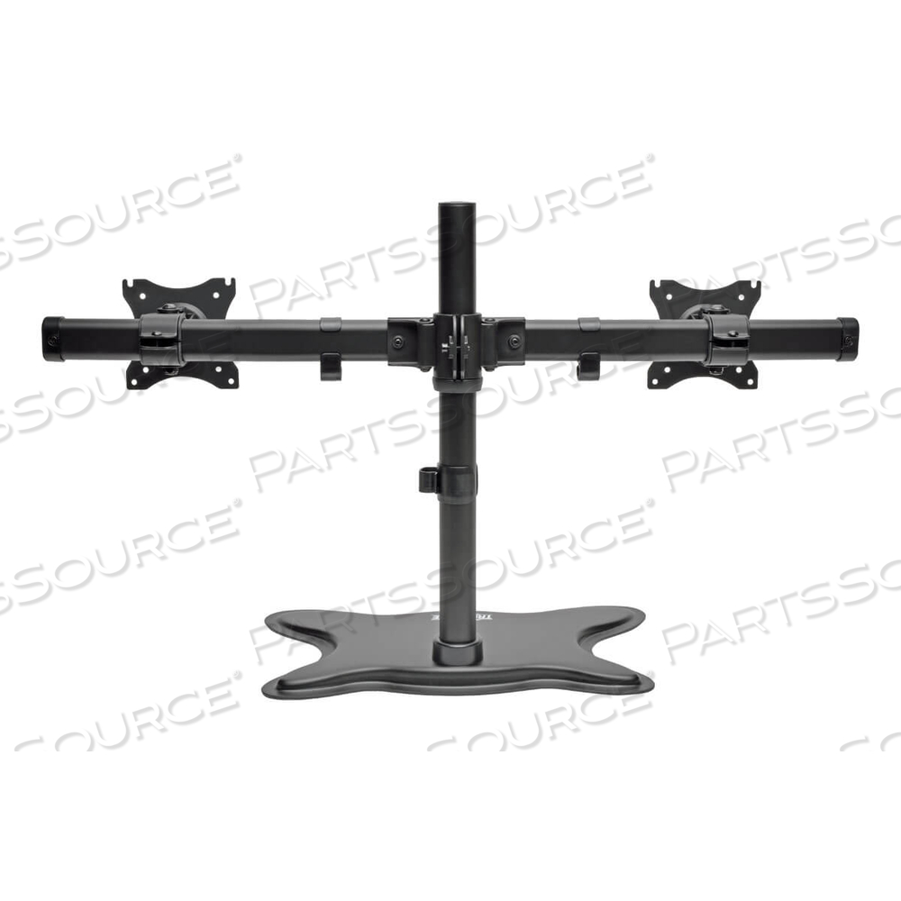 DUAL DESKTOP MONITOR STAND, FOR 13" TO 27" MONITORS, 31.69" X 10" X 18.11", BLACK, SUPPORTS 26 LB by Tripp Lite