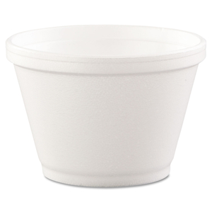 FOAM CONTAINERS, 6 OZ, WHITE, 50/BAG, 20 BAGS/CARTON by Dart Container Corporation FOAM CONTAINERS, 6 OZ, WHITE, 50/BAG, 20 BAGS/CARTON by Dart Container Corporation