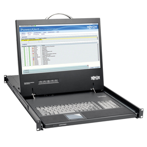 1U 19" RACKMOUNT LCD CONSOLE W/ DVI, VGA & USB - TAA GSA by Tripp Lite