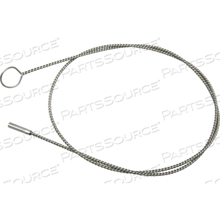 STAINLESS STEEL FLEXIBLE ROD FOR C10774, BLACK, 59" by LPD Trade Inc