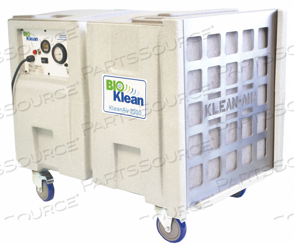 HEPA NEGATIVE AIR MACHINE 15 AMPS 31 H by BioKlean HEPA NEGATIVE AIR MACHINE 15 AMPS 31 H by BioKlean