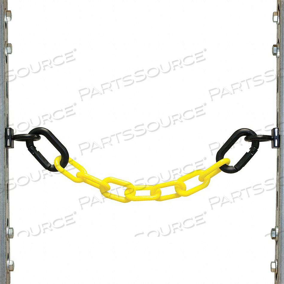 LOADING DOCK KIT WITH PLASTIC CHAIN, BLACK/YELLOW by Mr. Chain