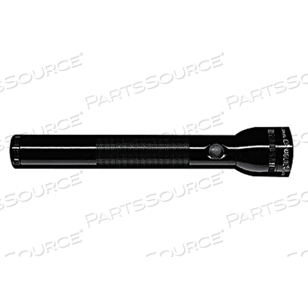 MAG-LITE STANDARD FLASHLIGHT, 2 D, 27 LUMENS, BLACK, HANGPAK by Maglite