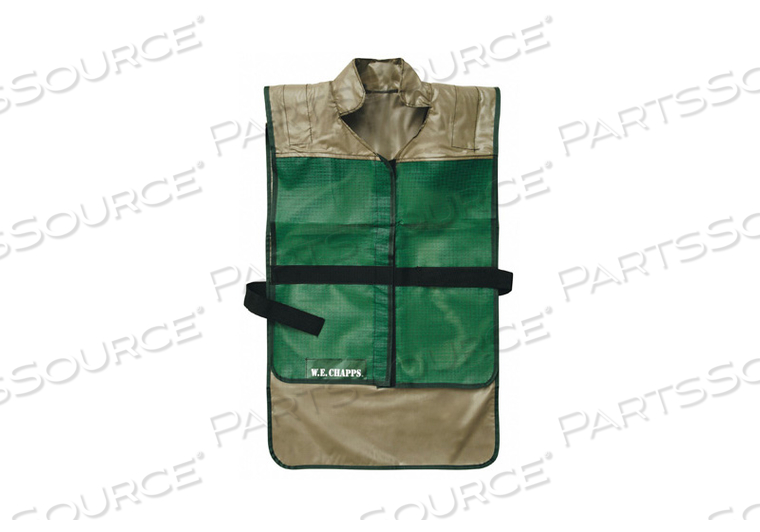 VEST BUTYL RUBBER GRAY/GREEN by W.E.Chapps, Inc.