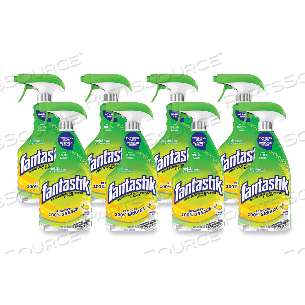 DISINFECTANT MULTI-PURPOSE CLEANER LEMON SCENT, 32 OZ SPRAY BOTTLE by Fantastik