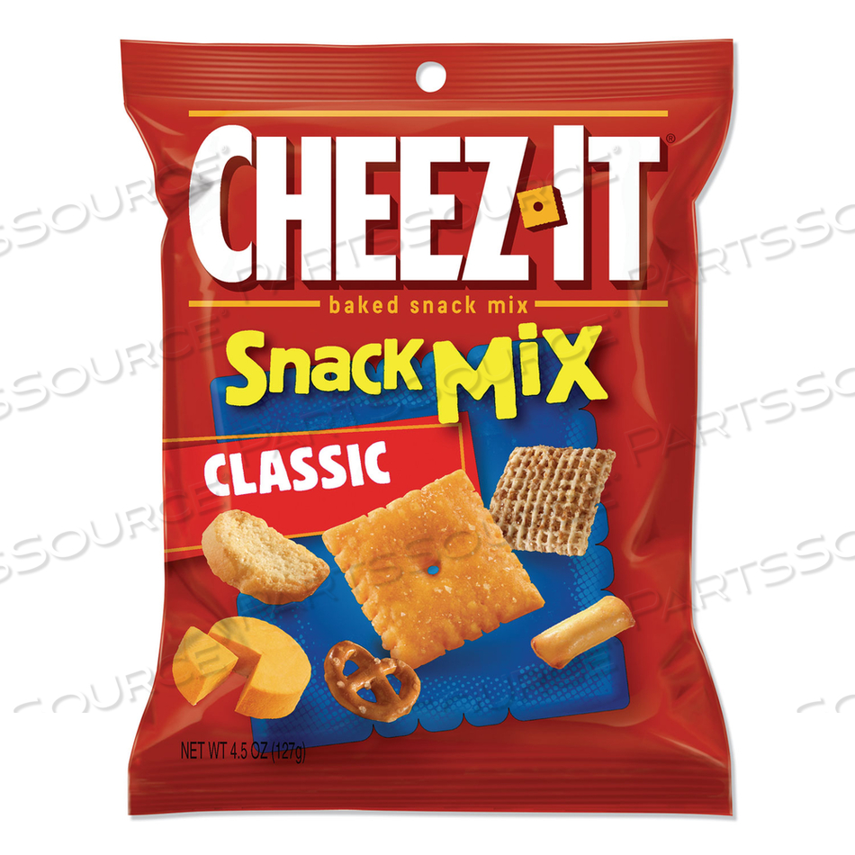 CHEEZ-IT BAKED SNACK MIX, CLASSIC CHEESE, 4.5 OZ BAG by Sunshine
