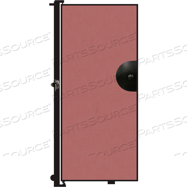 6'H DOOR - MOUNTED TO END OF ROOM DIVIDER - ROSE 