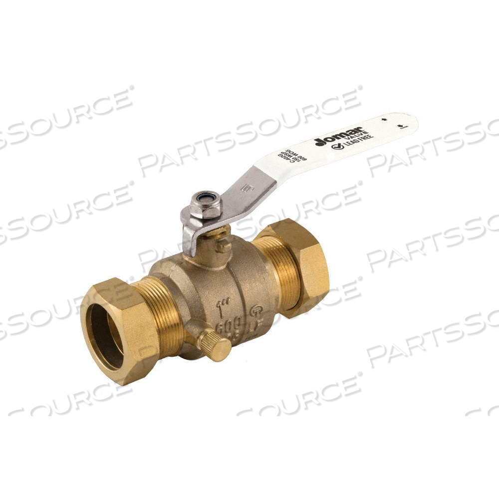 LF BRASS BALL VALVE COMP 1/2 by Jomar Valve