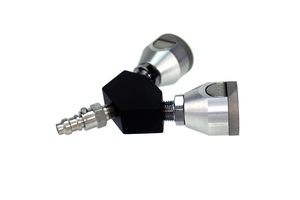 PURITAN Y-BLOCK, MALE QC INLET X FEMALE COUPLER OUTLETS, MED AIR by Bay Corporation